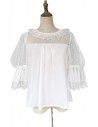Blusa Lolita Sweet Tulle en Blanco - Infanta