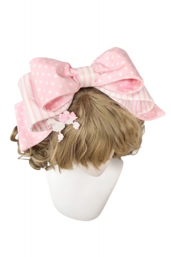OP Lolita Poodle Dress in Pink + Headbow - Infanta 2