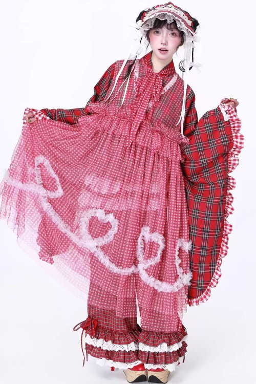 Vestido Largo Transparente Retro Tulle ~ SOS MEME CLUB