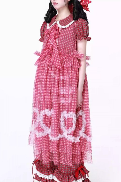 Transparent Long Retro Tulle Dress ~ SOS MEME CLUB