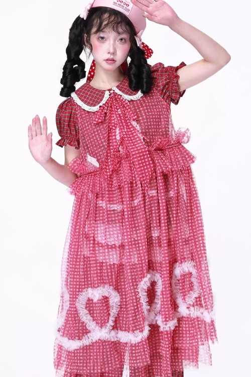 Vestido Largo Transparente Retro Tulle ~ SOS MEME CLUB