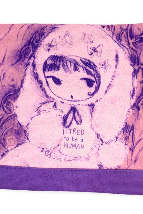 TIRED HUMAN Gorro Rosa ~ Renkillah x Mad Choco