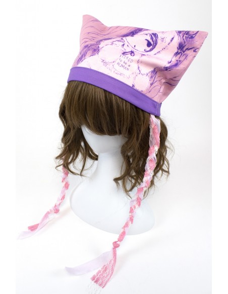 TIRED HUMAN Gorro Rosa ~ Renkillah x Mad Choco