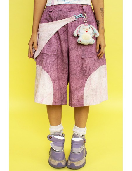 BUENA ONDA Pink Short Pants with Bag ~ Renkillah x Mad Choco