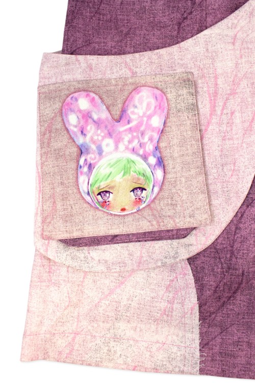 BUENA ONDA Pink Short Pants with Bag ~ Renkillah x Mad Choco