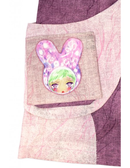 BUENA ONDA Pink Short Pants with Bag ~ Renkillah x Mad Choco