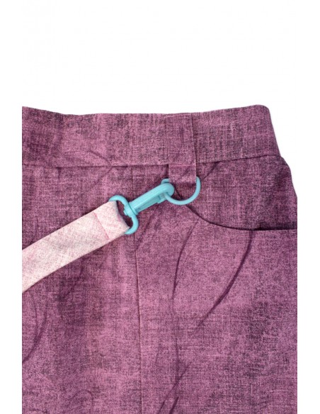 BUENA ONDA Pantalón Bermuda con Bolsito Rosa ~ Renkillah x Mad Choco