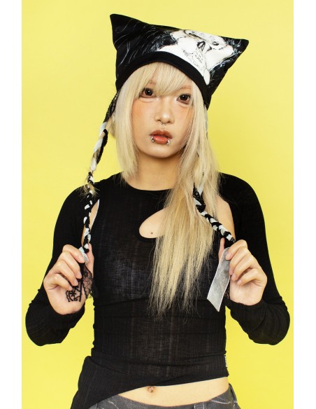 TIRED HUMAN Hat Black ~ Renkillah x Mad Choco