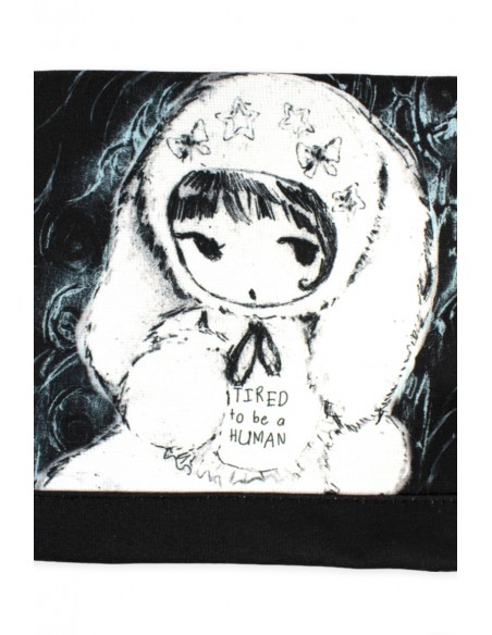 TIRED HUMAN Hat Black ~ Renkillah x Mad Choco