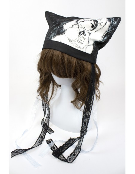 TIRED HUMAN Gorro Negro ~ Renkillah x Mad Choco