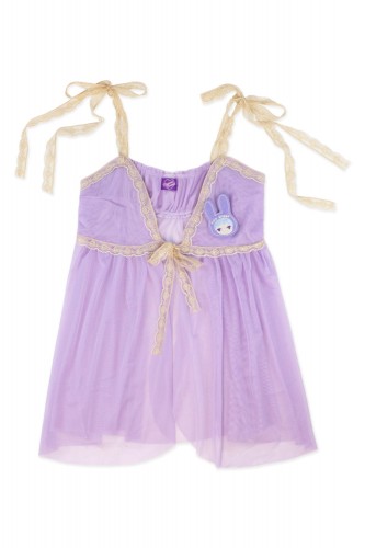 LAVENDER JELLYFISH Top Vestido Lencero de Tul Lavanda Pastel ~ Renkillah x Mad Choco