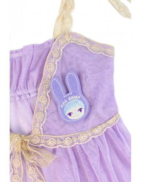 LAVENDER JELLYFISH Pastel Purple Tulle Camisole Dress ~ Renkillah x Mad Choco