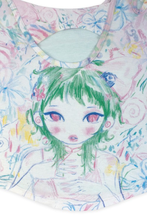 FUTURE CUTENESS DELIVERY LOGISTICAL CENTER Top con Mangas ~ Renkillah x Mad Choco