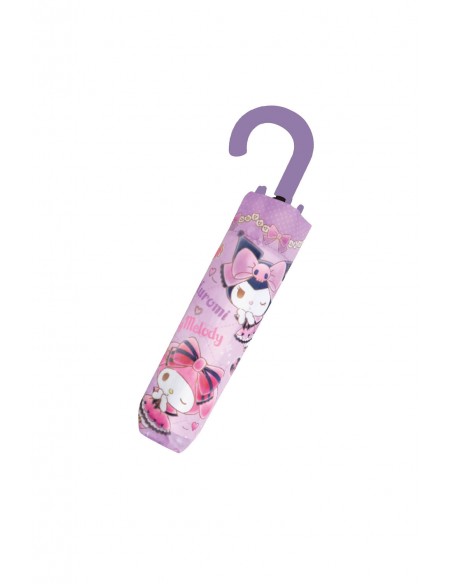 Paraguas Plegable My Melody & Kuromi Lavanda