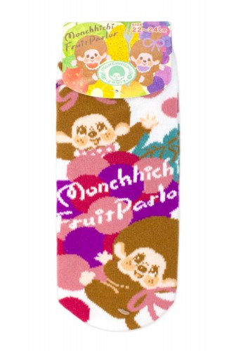 Monchhichi Fruit Parlor Grape Ankle Socks
