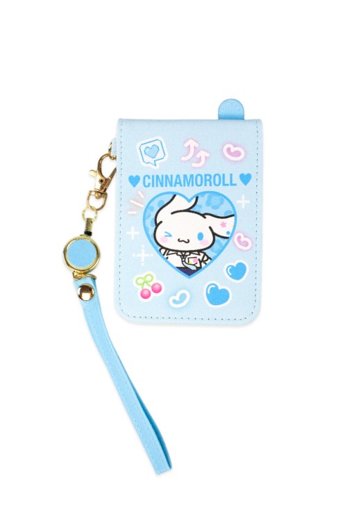 Tarjetero Extensible Y2K Gyaru Flip Phone - Cinnamoroll Blue