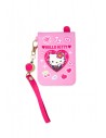 Y2K Gyaru Flip Phone Pass Holder - Hello Kitty Pink