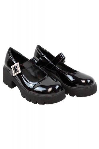Jirai Patent Black Mary Janes