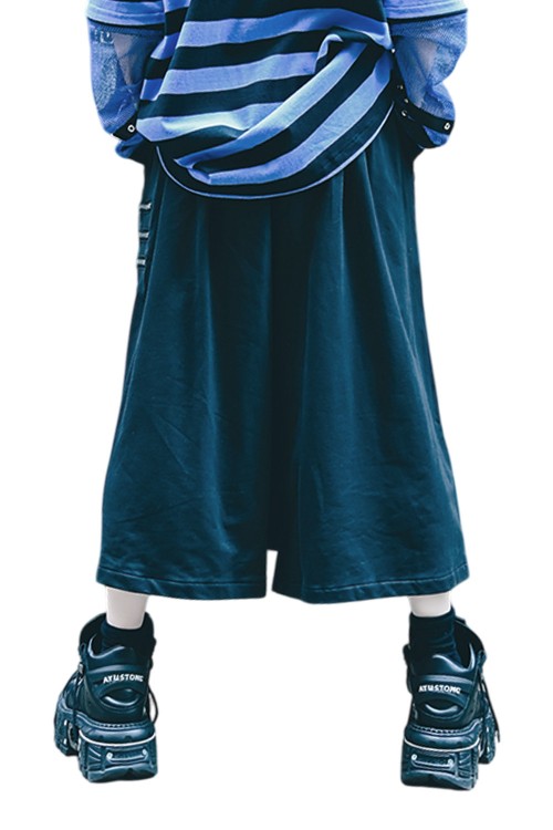 Deadly Higanbana Short Pants Black x Purple - Jill Punk