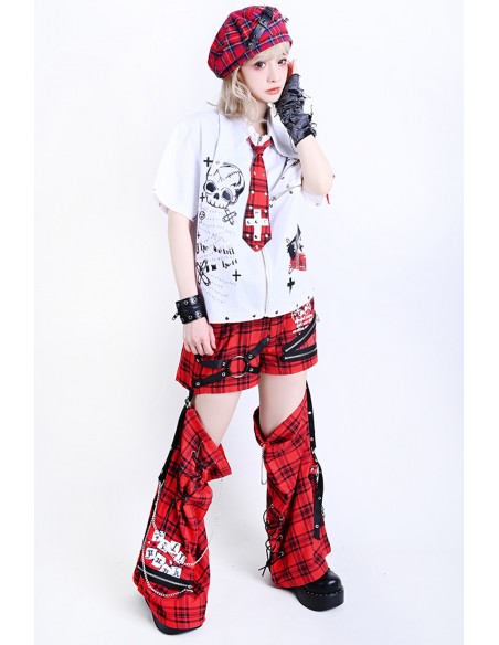 Echo of the Night Shirt White - Jill Punk