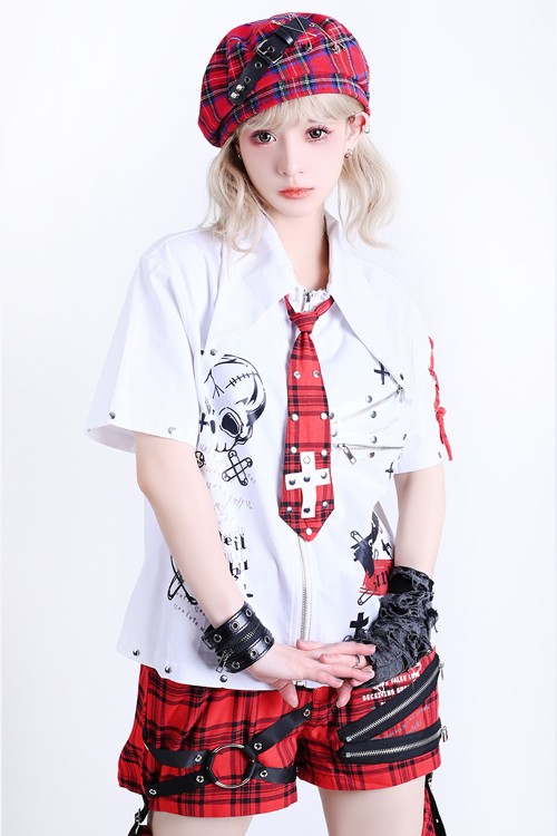 Camisa Echo of the Night Blanco - Jill Punk