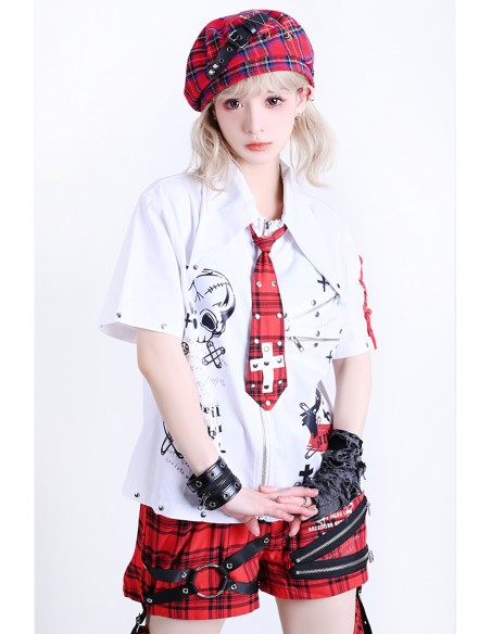 Camisa Echo of the Night Blanco - Jill Punk