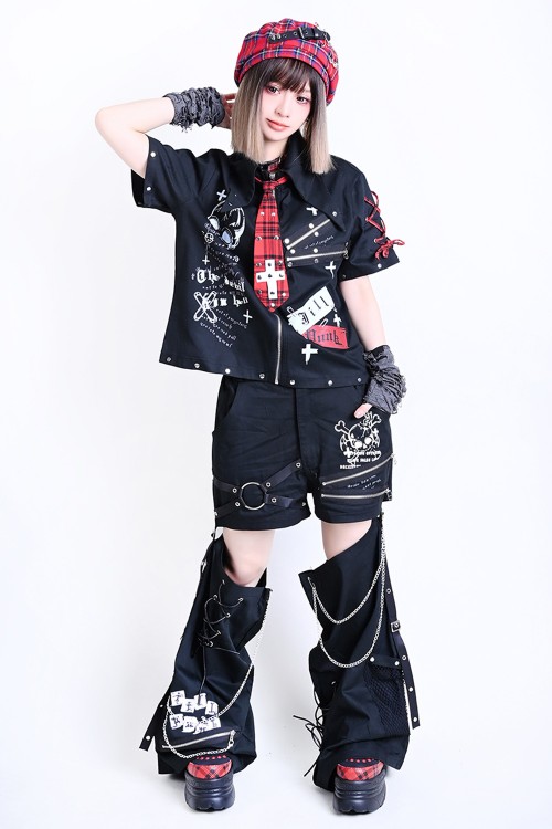 Echo of the Night Shirt Black - Jill Punk