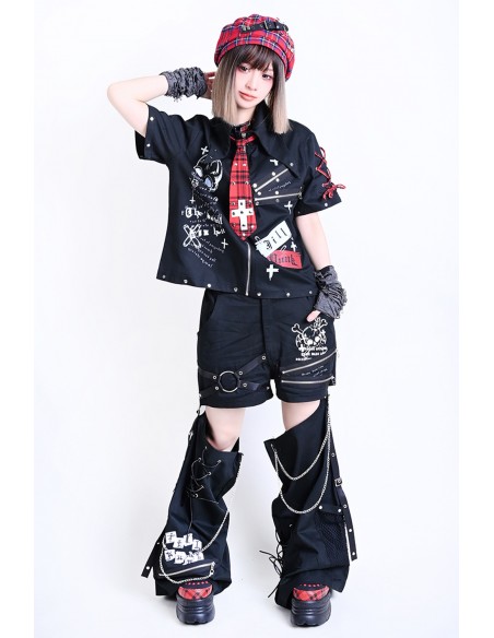 Echo of the Night Shirt Black - Jill Punk