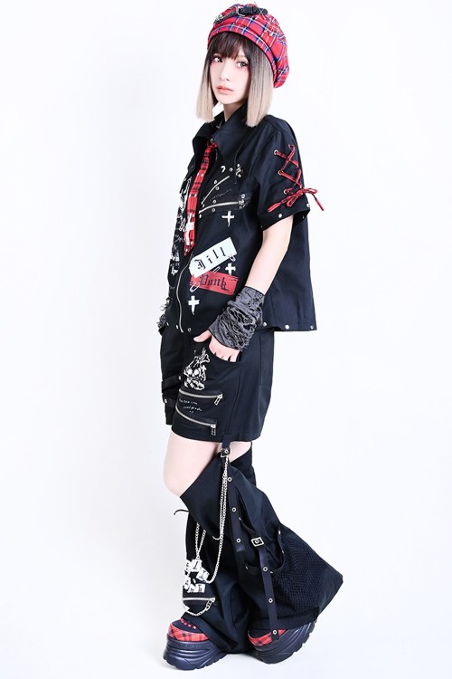 Camisa Echo of the Night Negro - Jill Punk