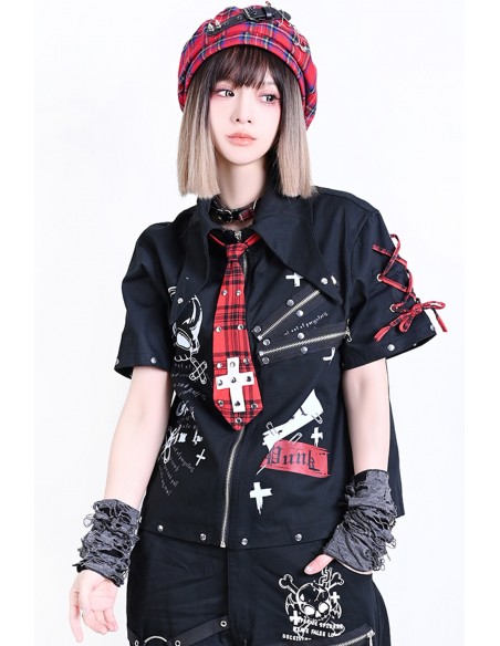 Echo of the Night Shirt Black - Jill Punk