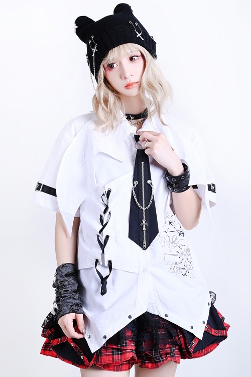 Soul Devourer Shirt White - Jill Punk