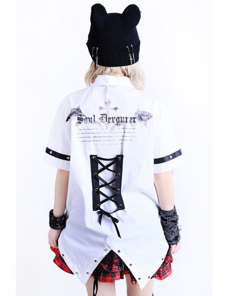 Camisa Soul Devourer Blanco - Jill Punk