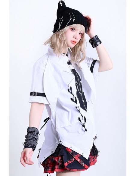 Camisa Soul Devourer Blanco - Jill Punk