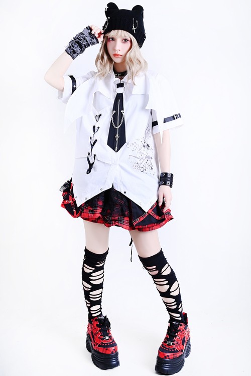 Soul Devourer Shirt White - Jill Punk