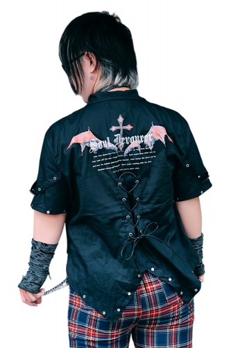 Camisa Soul Devourer Negro - Jill Punk 2