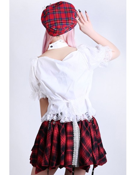 Gothic Lolita Chandelier Top White - Jill Punk