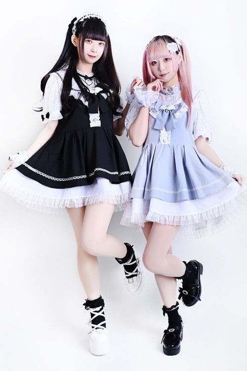 Vestido Magic Angel en Azul x Blanco - Jill Punk