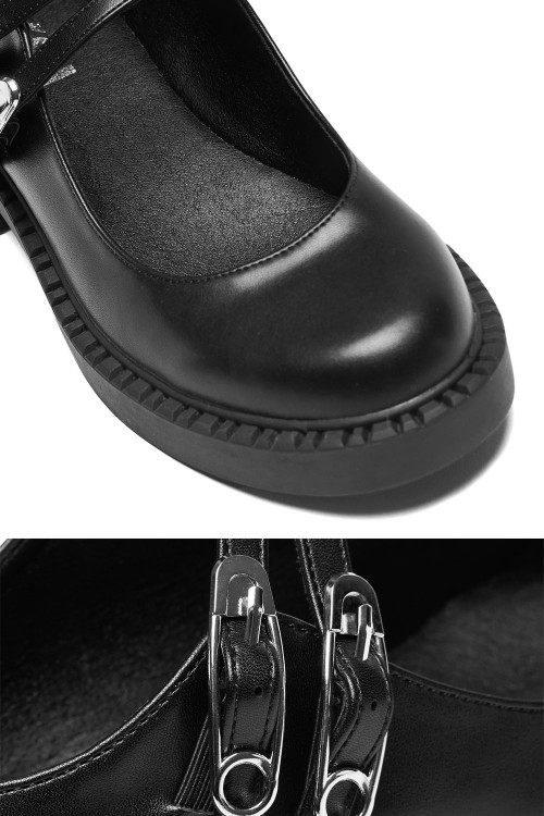 Mary Janes Vagar Safety Pin - Koi Footwear