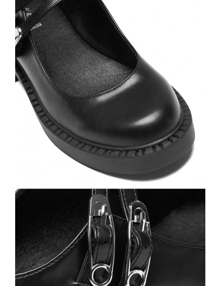 Mary Janes Vagar Safety Pin - Koi Footwear
