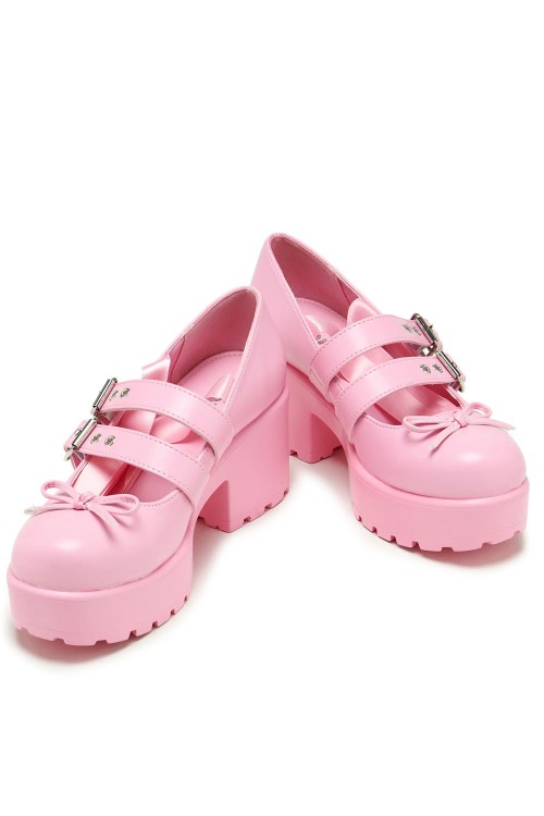 Mary Janes Ballet Miyako Lace Up Rosa - Koi Footwear
