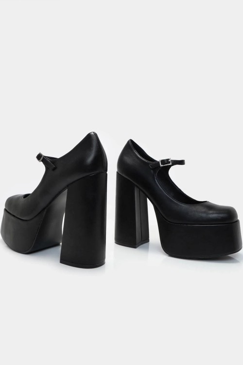 Darkbloom Heeled and Platform Shoes - Koi Footwear