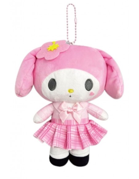 90s Gyaru 24cm Plush Pouch Keychain - My Melody Kogal