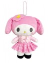 90s Gyaru 24cm Plush Pouch Keychain - My Melody Kogal