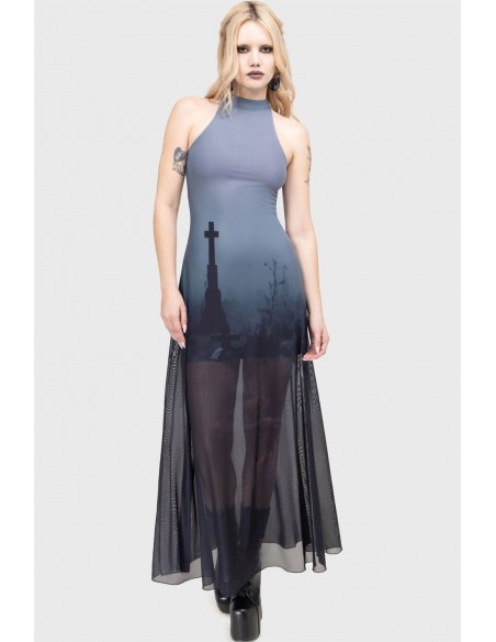 Final Rest Long Dress - KILLSTAR