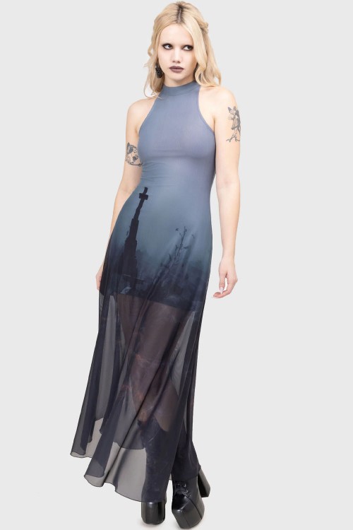 Vestido Largo Final Rest - KILLSTAR