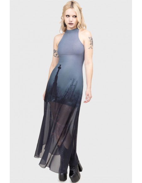 Vestido Largo Final Rest - KILLSTAR