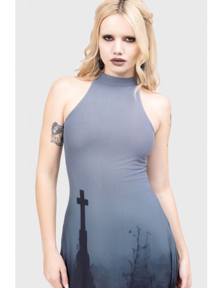 Vestido Largo Final Rest - KILLSTAR