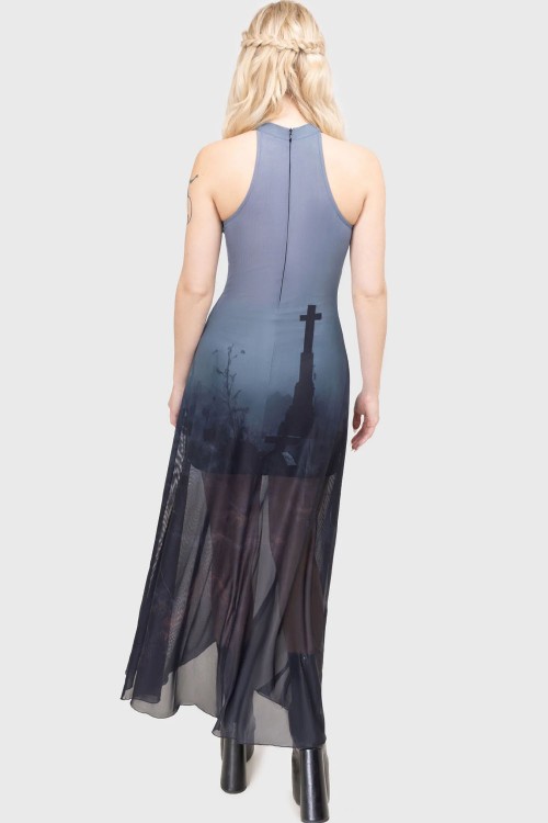 Final Rest Long Dress - KILLSTAR