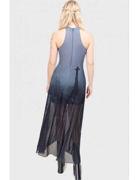 Final Rest Long Dress - KILLSTAR