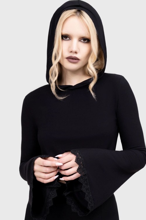 Top con Capucha Darkwood - KILLSTAR